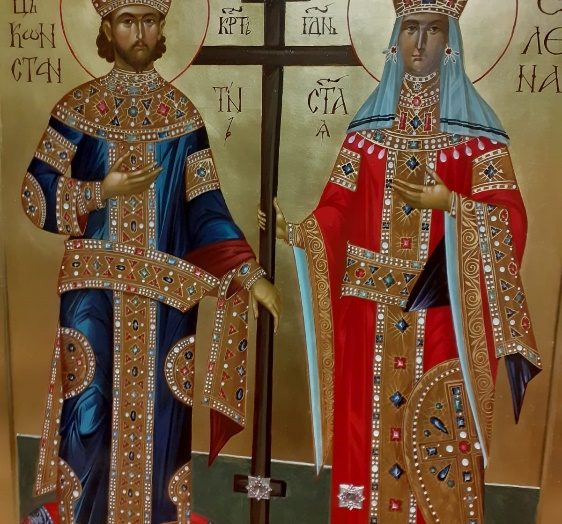 Икона свв.Равноапостольных Константина и Елены в Христорождественском монастыре